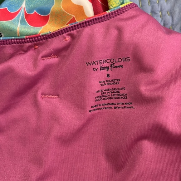 NWOT Kenny Flowers Flamingo Swimsuit - Picture 5 of 6